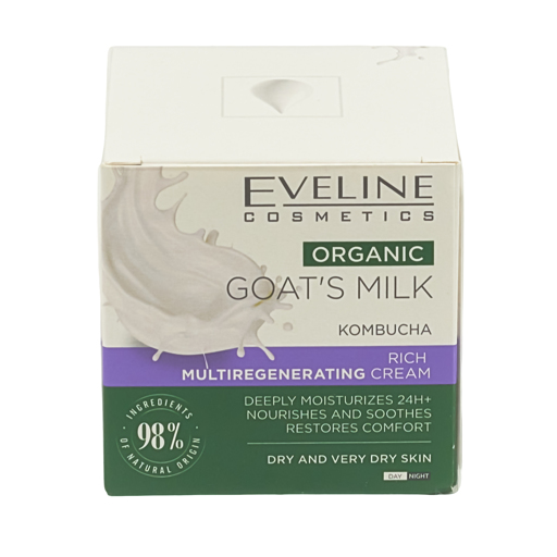 Eveline Organic Crème multirégénérante riche au lait de chèvre 50ml