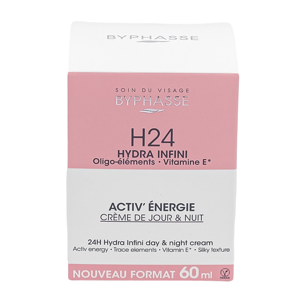Byphasse 24H hydra infini crème de jour & nuit 60ml