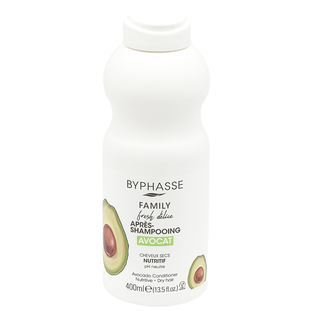 Byphasse après-shampooing 400ml avocat pour cheveux secs