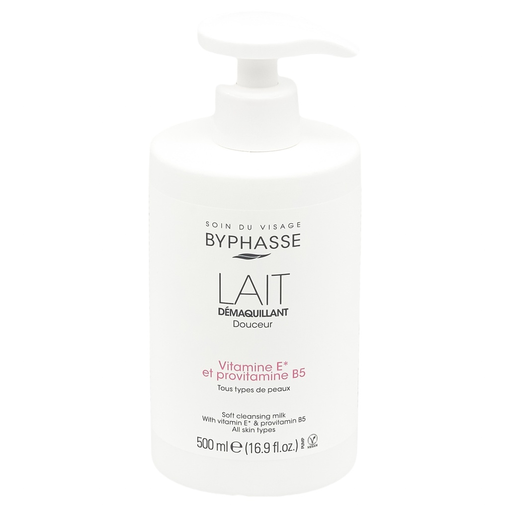 Byphasse lait démaquillant douceur 500ml avec pompe