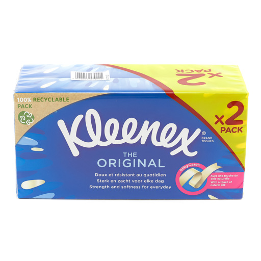 Kleenex mouchoirs 3 plis original 72 pcs (duo-pack)