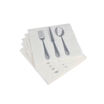 SET DE 20 SERVIETTES EN PAPIER 3 PLIS 33*33CM MENAGERE