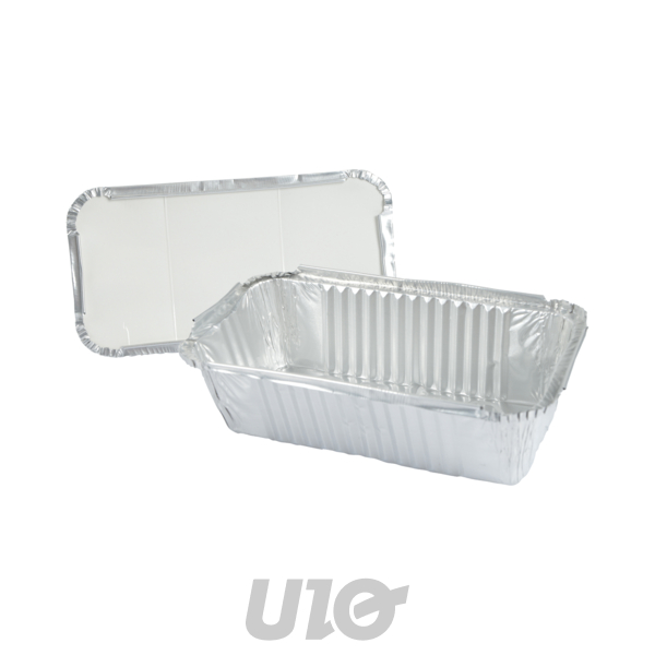 SET DE 5 BARQUETTES ALUMINIUM 1L 22x11,5xH7CM