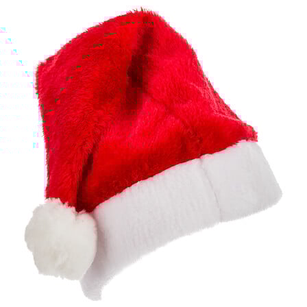 BONNET DE NOËL EN PELUCHE - ADULTE