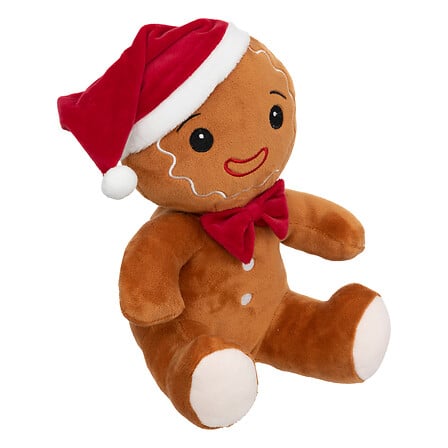 PELUCHE PAIN D'ÉPICE AVEC BONNET - H25CM
