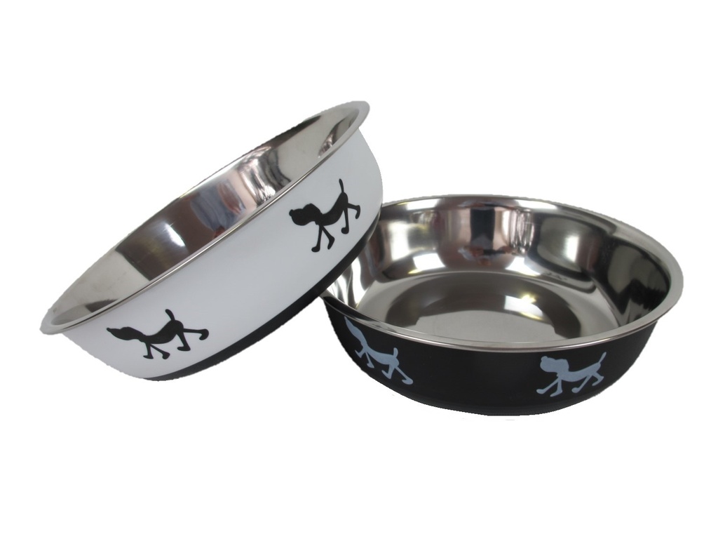 GAMELLE EN INOX ANTIDÉRAPANTE - 21CM