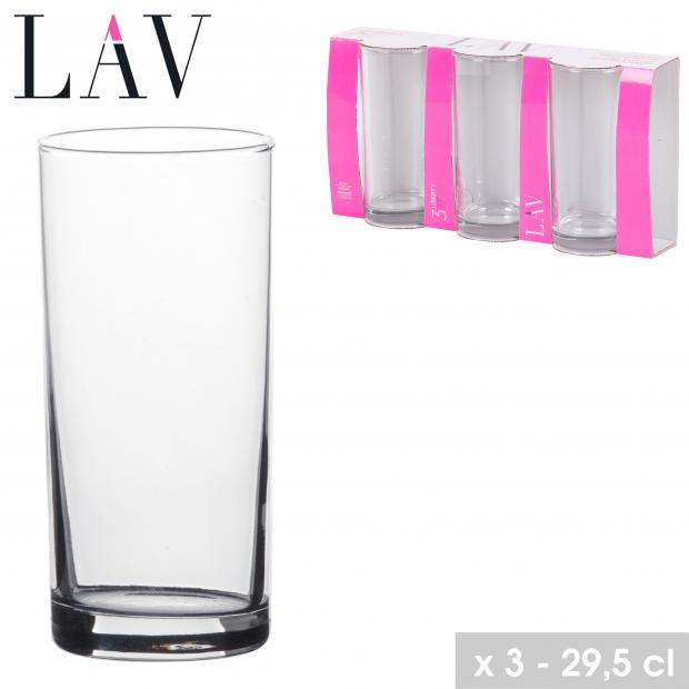 LAV LIBERTY - 3 GOBELET - 29,5CL