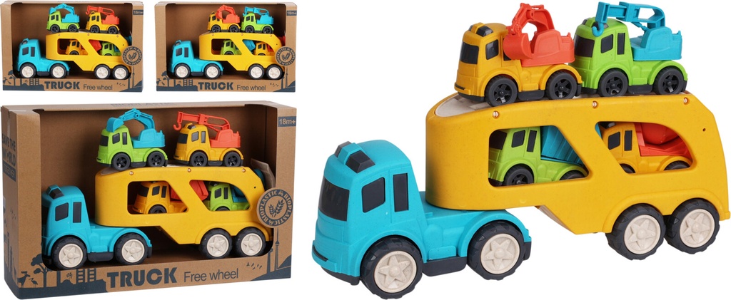 CAMION 33CM 4 VOITURES