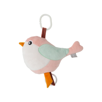PELUCHE MUSICALE OISEAU POLYESTER 26*8*H28CM FANTASY GARDEN
