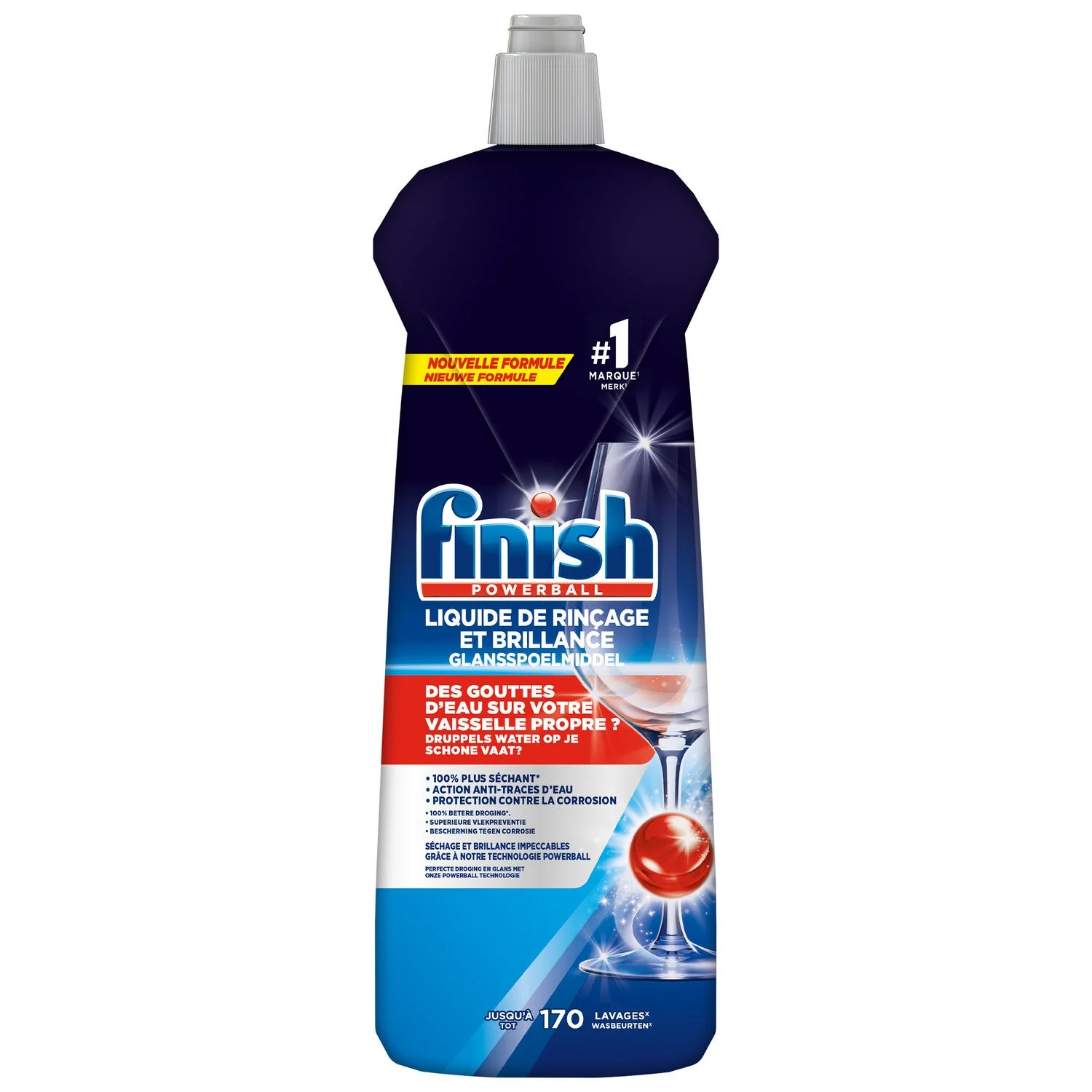 Finish Liquide de Rinçage 800ml Nl.Fr.