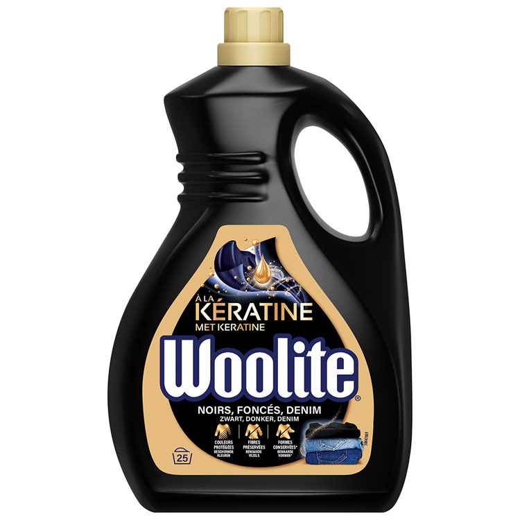 WOOLITE LESSIVE POUR LINGE NOIR - 25D - 1,5L