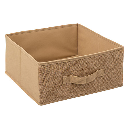 BOITE DE RANGEMENT - 31X15CM - EN TOILE DE JUTE