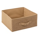 BOITE DE RANGEMENT - 31X15CM - EN TOILE DE JUTE