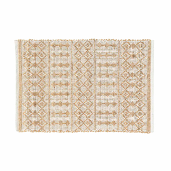 TAPIS RECTANGLE 60 x 90 CM JUTE UNI+COTON UNI ORYA