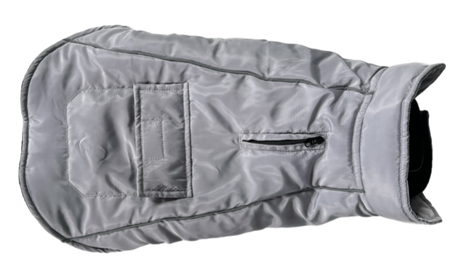 DOUDOUNE AVEC POCHE ET DOUBLÉE POLAIRE TAILLE M  35CM  ASSORTIS