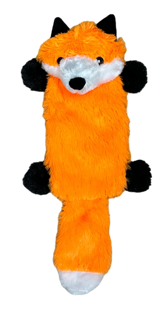JOUET PELUCHE  FORME RENARD  ORANGE  43X16CM