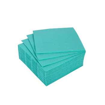 SET DE 40 SERVIETTES COCKTAIL VITAMINE EN PAPIER 2 PLIS 25*25CM VERT MENTHE
