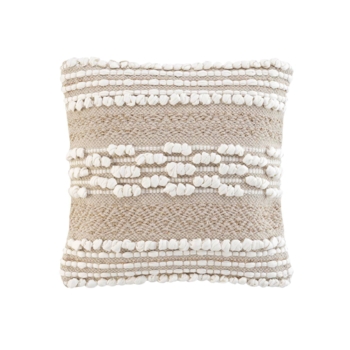COUSSIN DEHOUSSABLE COMPRESSE 40 x 40 CM POLYCOTON FANTAISIE+FILS METAL. BLANCA