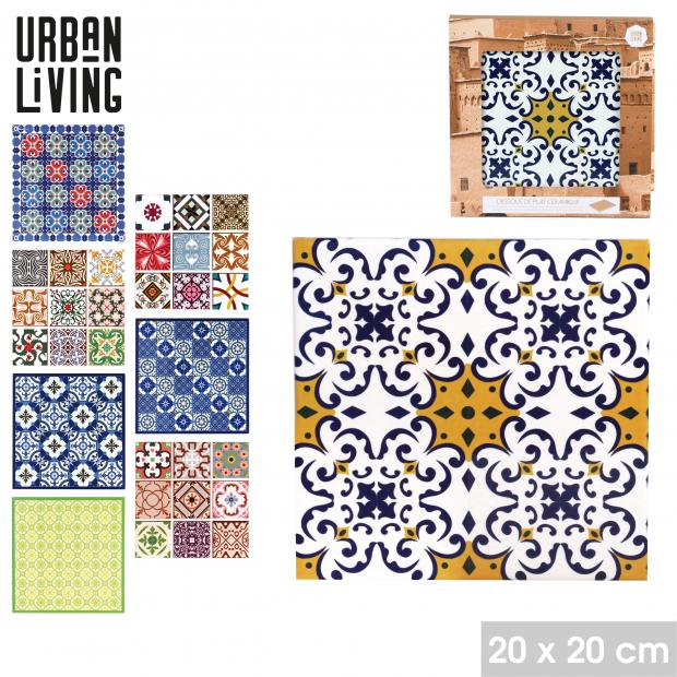 DESSOUS DE PLAT MOSAIQUE EN CERAMIQUE
