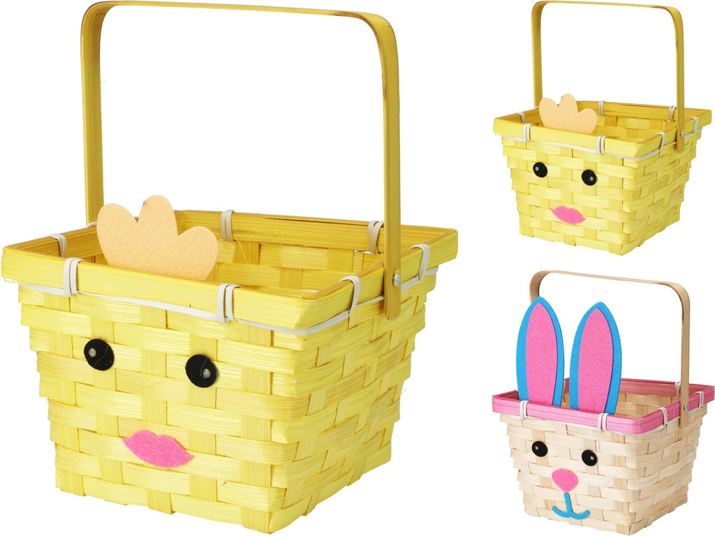 PANIER BAMBOU PAQUES 2ASS