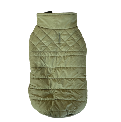 DOUDOUNE AVEC BANDE TRICOT ET DOUBLÉE POLAIRE TAILLE M  35CM  ASSORTIS
