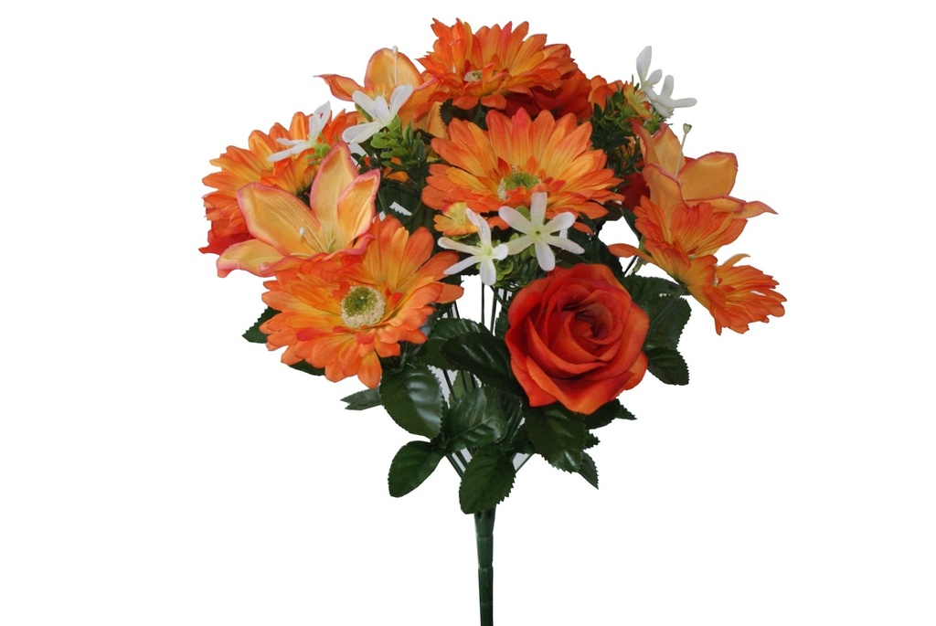 MIXED ROSE/GERBERA/LILY X21 TOBACCO