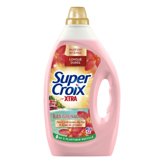 Super Croix Lessive 42D 1,89L Iles Grenadine Etiq Nl.Fr.