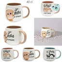 MUG RELIEF - KAWAII - 40CL