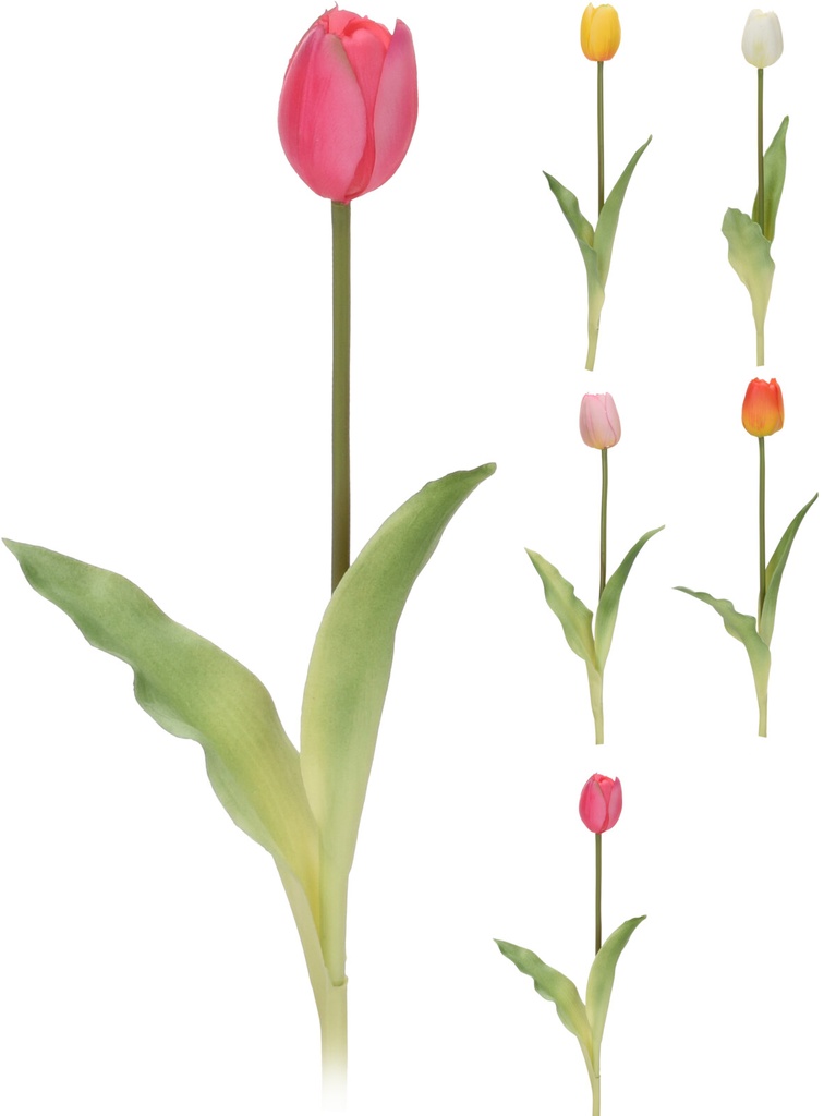 TULIPE MINI DE 40CM DISPONIBLES EN 5 COULEURS