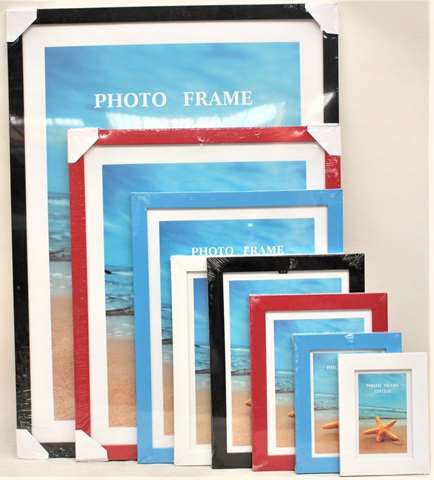 CADRE EN BOIS MDF 21X30CM - 4 COLORIS