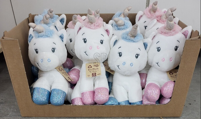 LICORNE PLUCHE 2ASS 12 DISPLAY