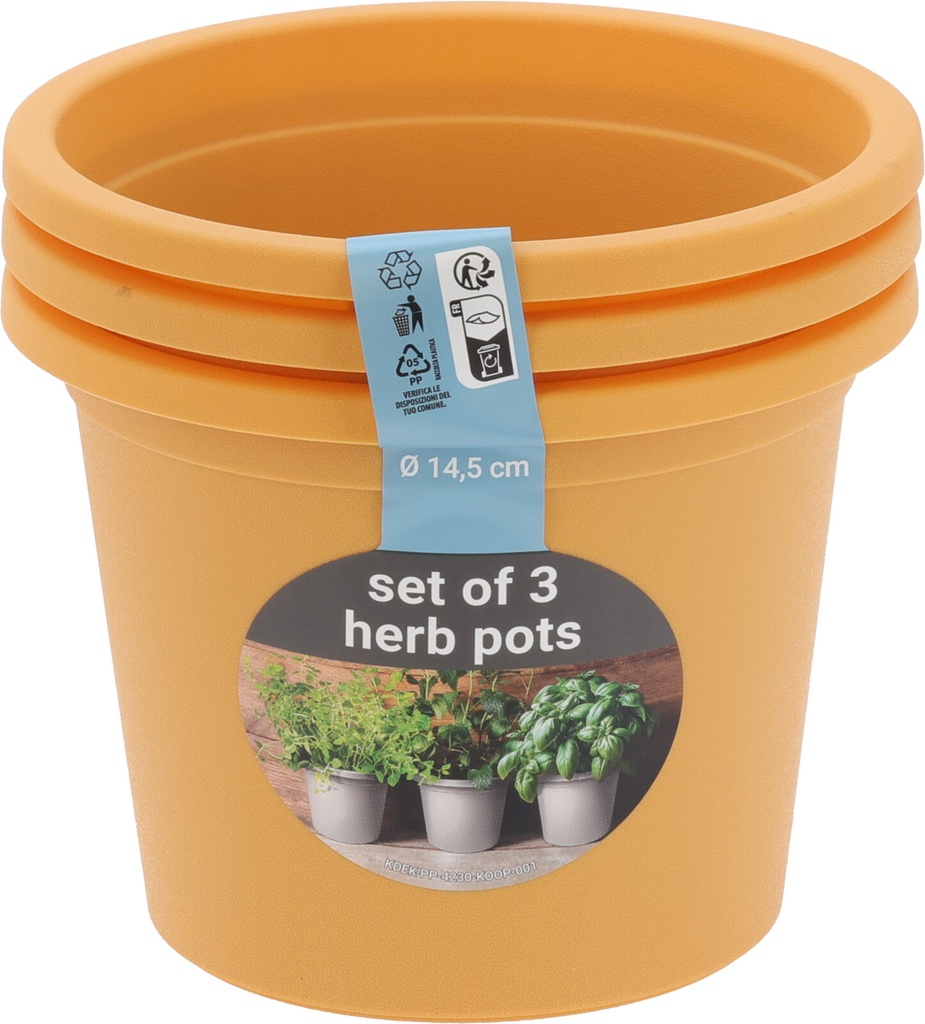 POT FLEURS ROND DIA 15CM