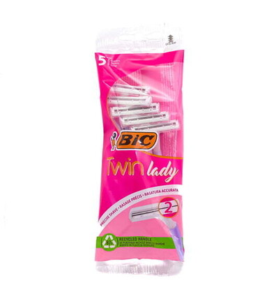 BIC RASOIRS JETABLES TWIN LADY 5PCS SENSITIVE