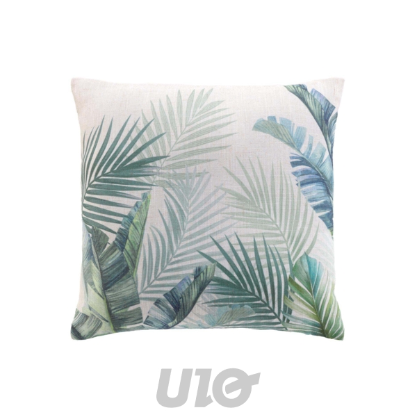 COUSSIN DEHOUSSABLE COMPRESSE 45 x 45 CM POLYESTER/LIN IMPRIME NATIVE DES. PLACE