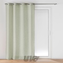 PANNEAU A OEILLETS 140 x 280 CM EFFET LIN TISSE CLORIS SAUGE