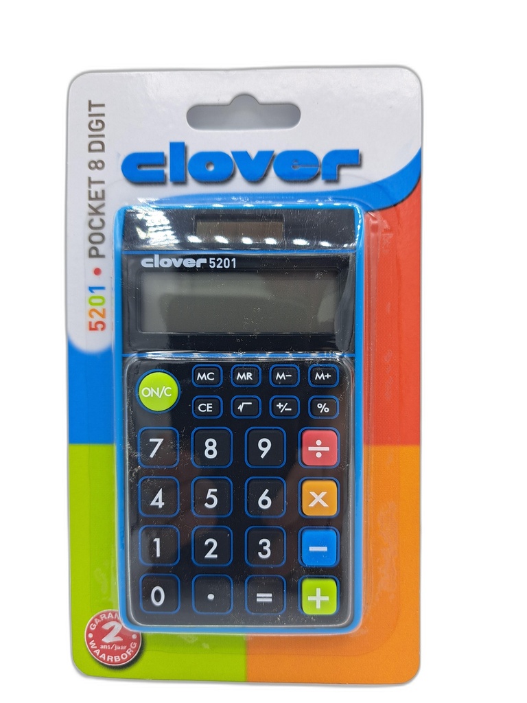 CALCULATRICE CLOVER 5201