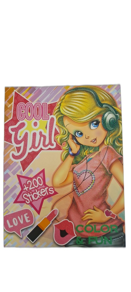 ALBUM GIRL AVEC AUTOCOLLANTS