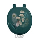 ABATT. WC CHARNIERES PLASTIQUE 37 x 47 CM MDF IMPRIME GINKOBLUE