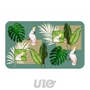 TAPIS RECTANGLE 45 x 75 CM MOUSSE IMPRIMEE CACATOES