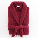 PEIGNOIR COL CHALE TAILLE UNIQUE EPONGE UNIE TENDRESSE RUBIS