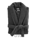 PEIGNOIR COL CHALE TAILLE UNIQUE EPONGE UNIE TENDRESSE ANTHRACITE