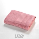 SERVIETTE DE TOILETTE 50 x 90 CM EPONGE UNIE TENDRESSE BOIS DE ROSE