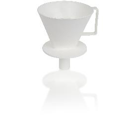 FILTRE A CAFE N°4 BLANC - PLASTIQUE