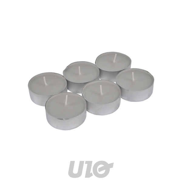 SET DE 6 BOUGIES MAXI CHAUFFE-PLAT ESSENTIEL PARFUM MUSC