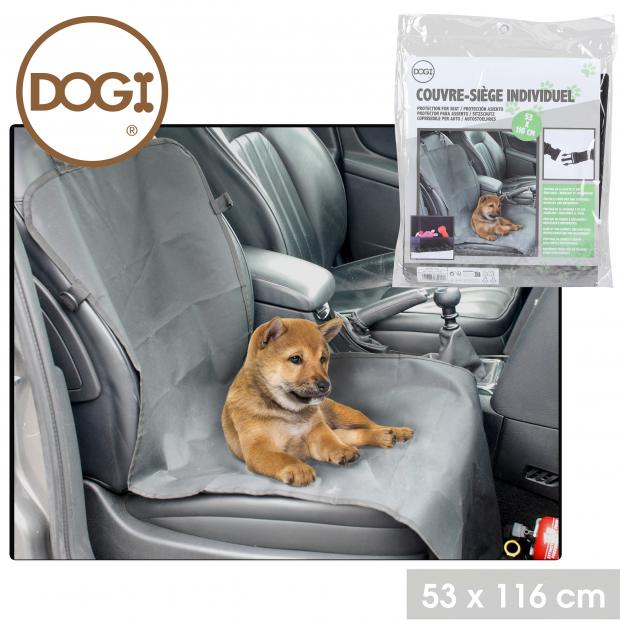 DOGI COUVRE SIEGE NOIR POUR VOITURE 53x116CM