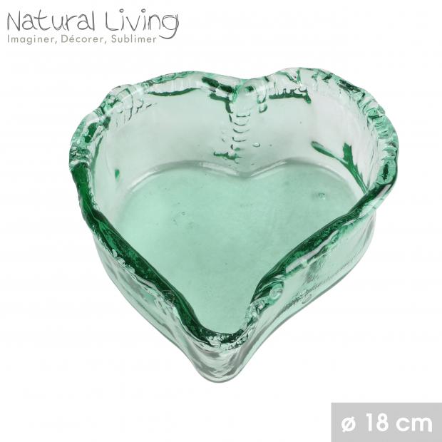 "NATURAL LIVING" CENTRE DE TABLE LOVE DIAM 18CM
