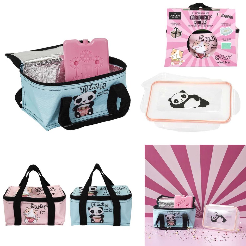 LUNCH BOX SAC FRAICH PAIN DE GLACE KAWAII 2.6L