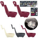 POCHEUSE A OEUFS EN SILICONE X2