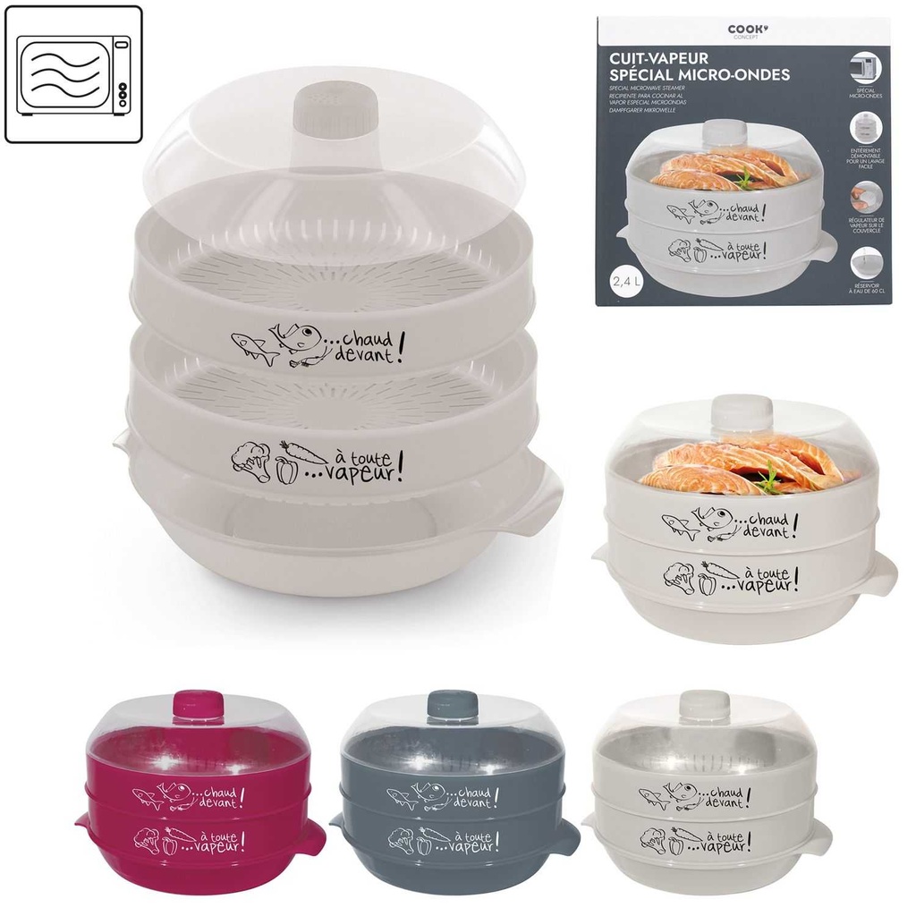 CUIT VAPEUR SPECIAL MICRO ONDES ETAGE X2 2.4L