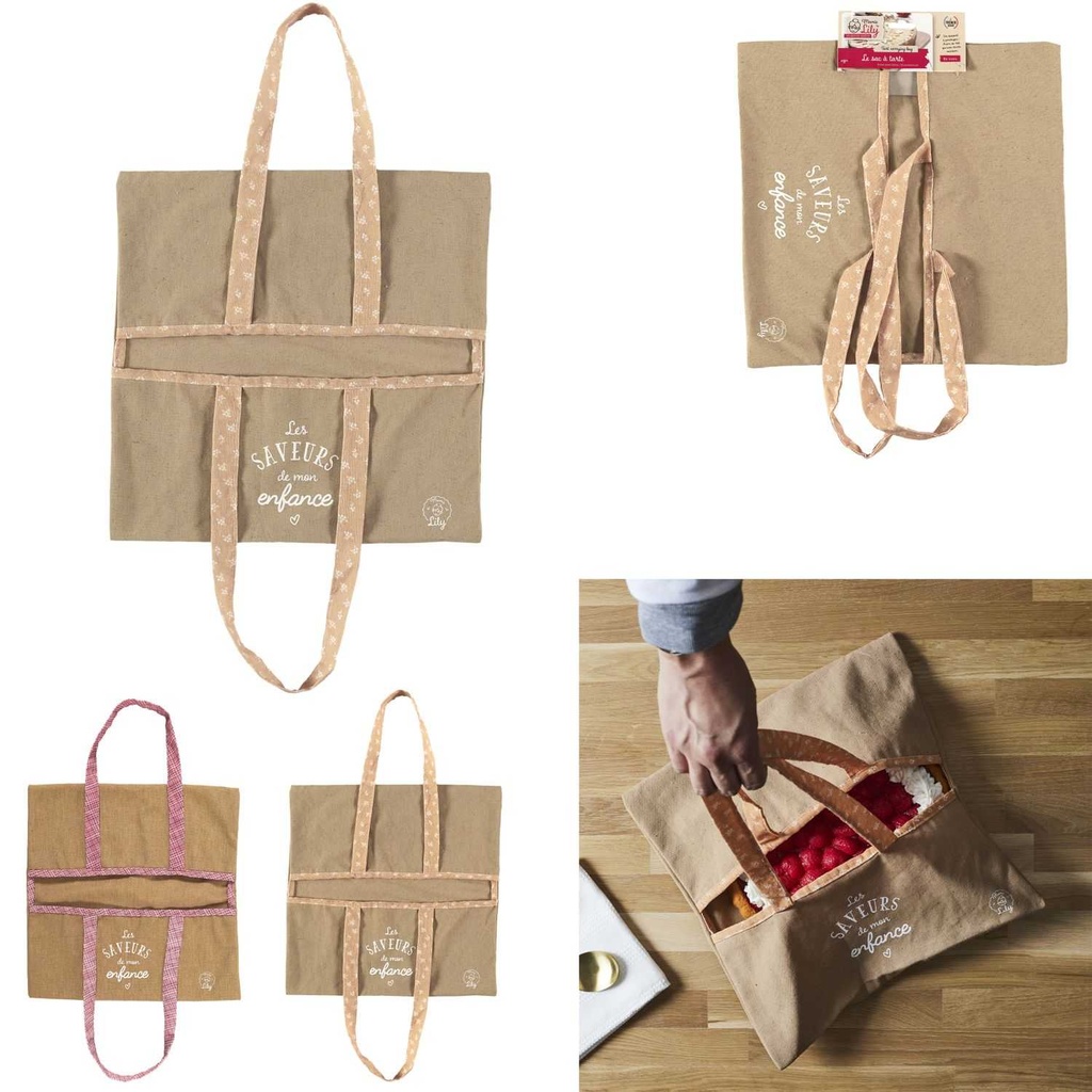 SAC DE TRANSPORT A TARTE MAMIE LILY 35X35 2.5L